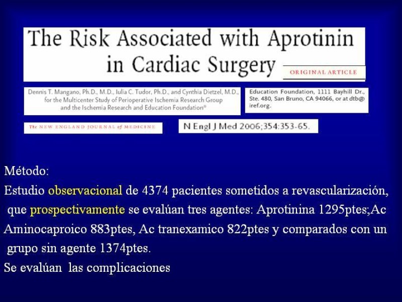 Diapositiva 59 de Efectos deletéreos de la transfusión masiva en cardiocirugía
