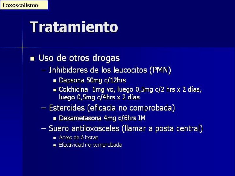 Diapositiva 30 de Celulitis, Erisipela y Loxoscelismo