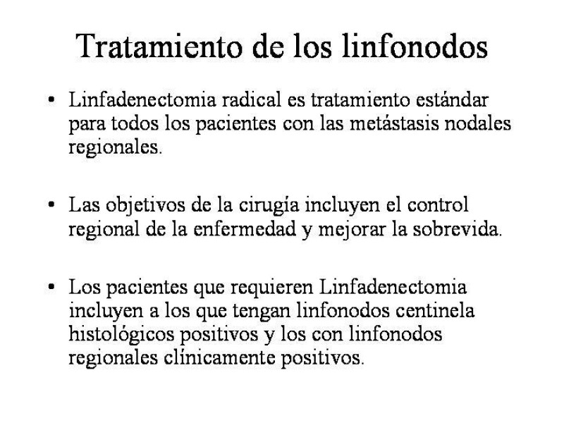 Diapositiva 18 de Manejo del Melanoma
