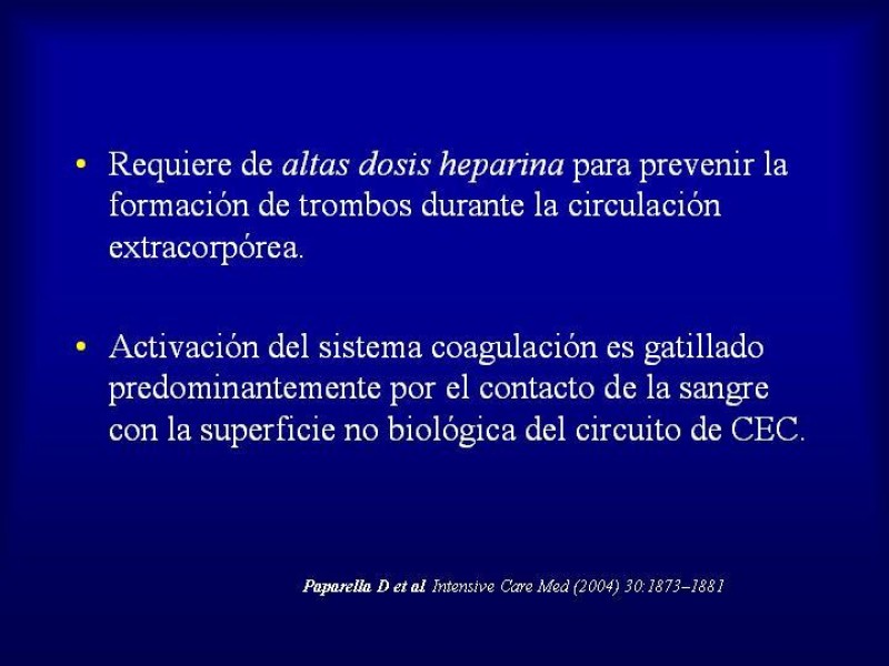 Diapositiva 10 de Efectos deletéreos de la transfusión masiva en cardiocirugía