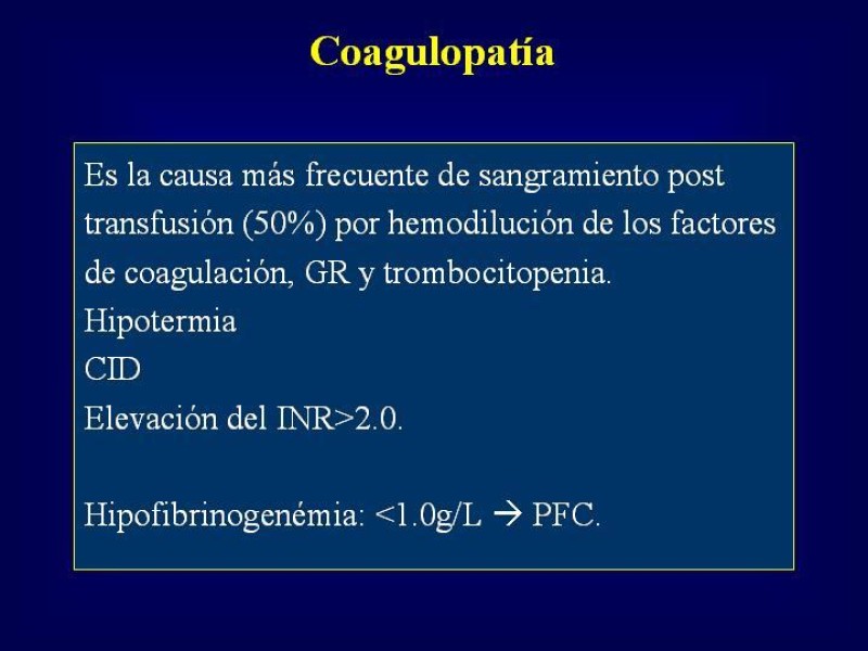 Diapositiva 39 de Efectos deletéreos de la transfusión masiva en cardiocirugía