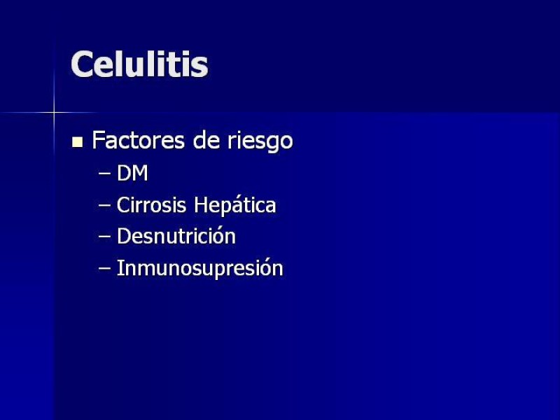 Diapositiva 11 de Celulitis, Erisipela y Loxoscelismo