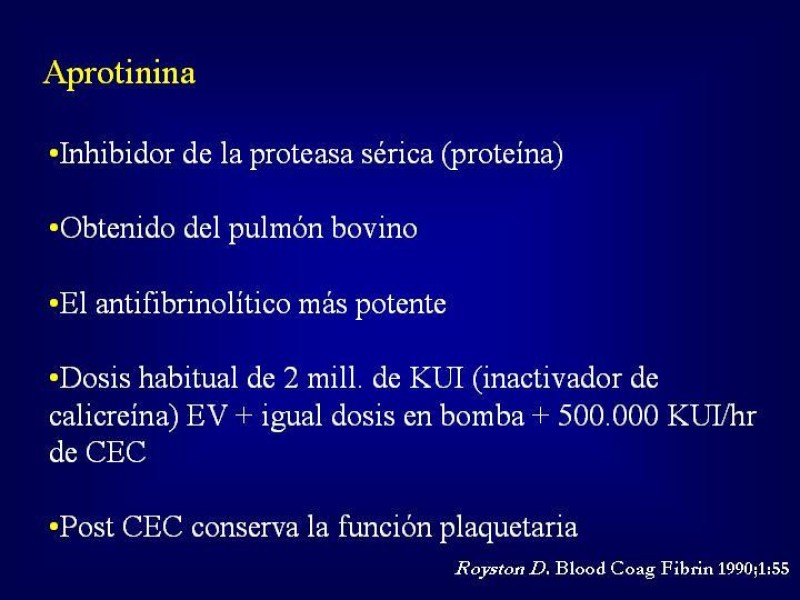 Diapositiva 56 de Efectos deletéreos de la transfusión masiva en cardiocirugía