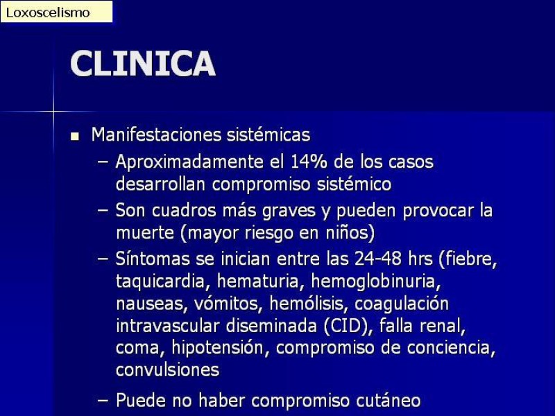 Diapositiva 26 de Celulitis, Erisipela y Loxoscelismo