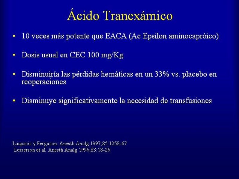 Diapositiva 52 de Efectos deletéreos de la transfusión masiva en cardiocirugía
