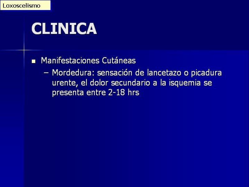 Diapositiva 18 de Celulitis, Erisipela y Loxoscelismo