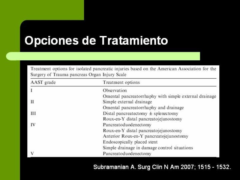 Diapositiva 25 de Trauma Pancreato-Duodenal