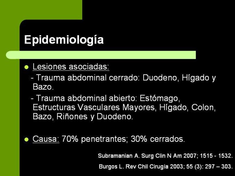 Diapositiva 4 de Trauma Pancreato-Duodenal