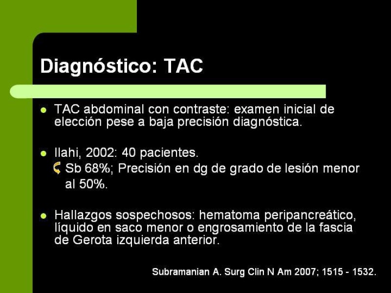 Diapositiva 14 de Trauma Pancreato-Duodenal