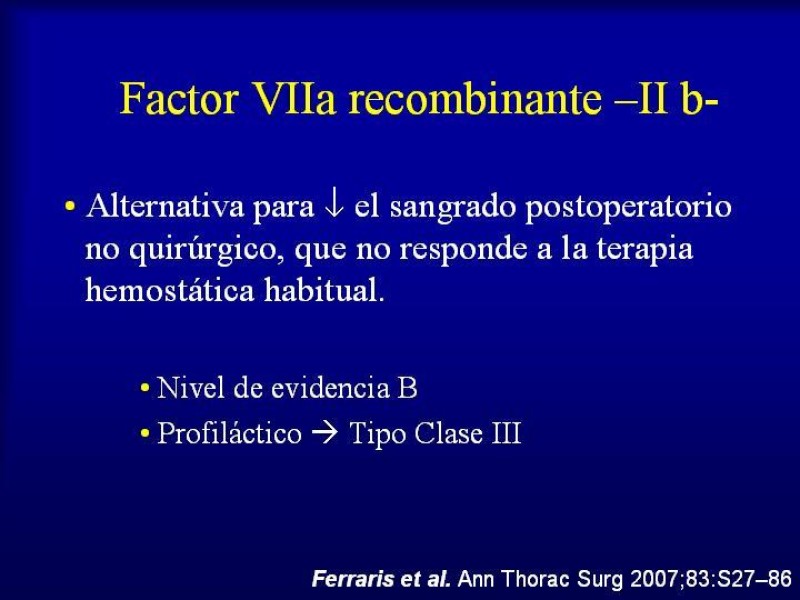 Diapositiva 55 de Efectos deletéreos de la transfusión masiva en cardiocirugía