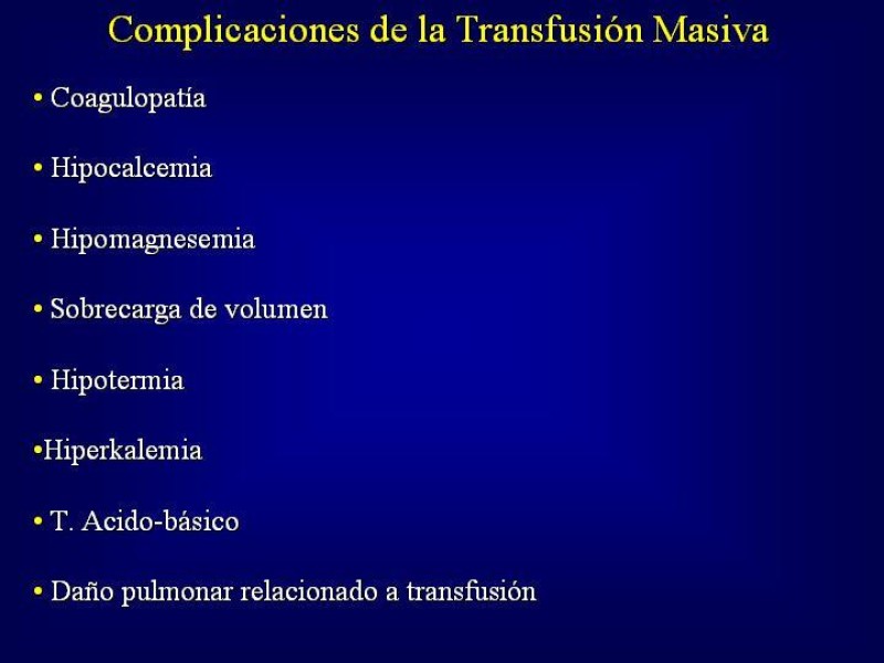 Diapositiva 38 de Efectos deletéreos de la transfusión masiva en cardiocirugía
