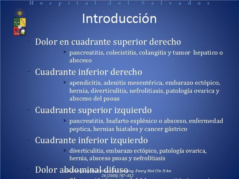 Diapositiva 3 de El rol del TAC de abdomen en Urgencia