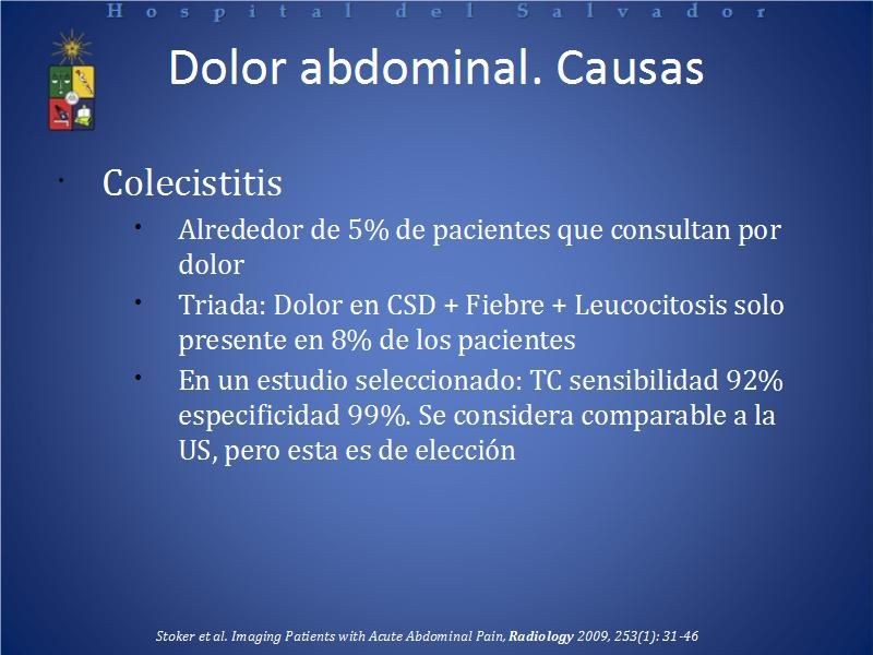 Diapositiva 15 de El rol del TAC de abdomen en Urgencia