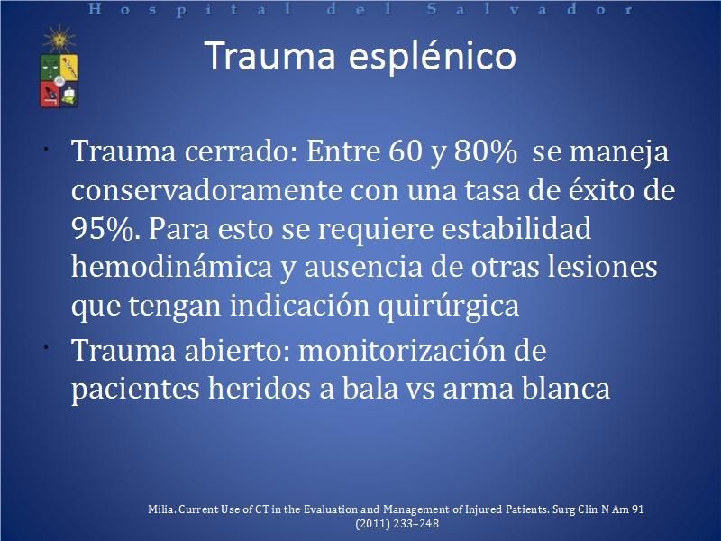 Diapositiva 7 de El rol del TAC de abdomen en Urgencia