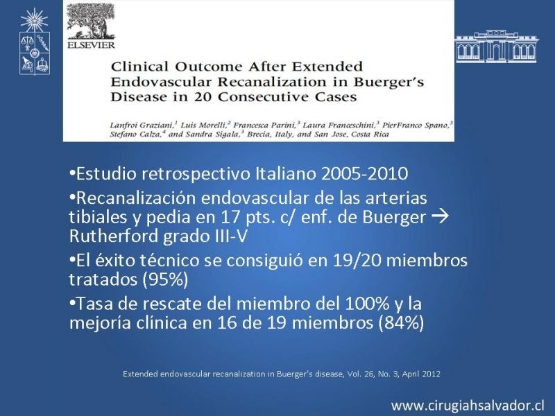 Diapositiva 14 de Enfermedad vascular no aterosclerótica: Diagnostico y manejo