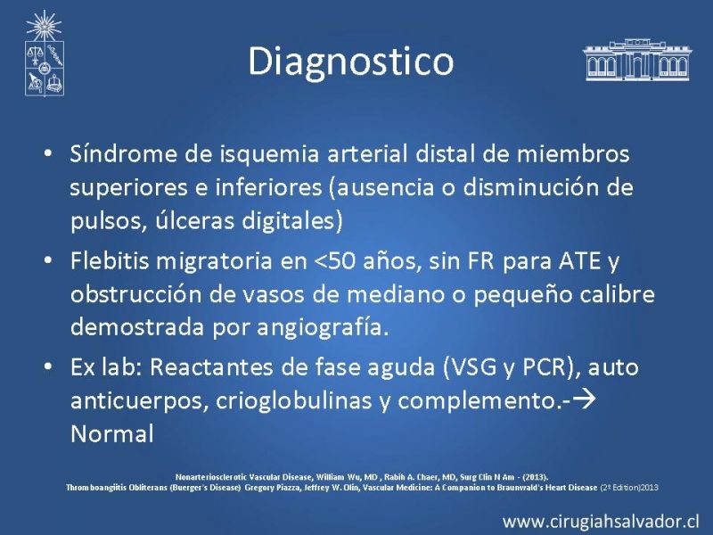 Diapositiva 8 de Enfermedad vascular no aterosclerótica: Diagnostico y manejo