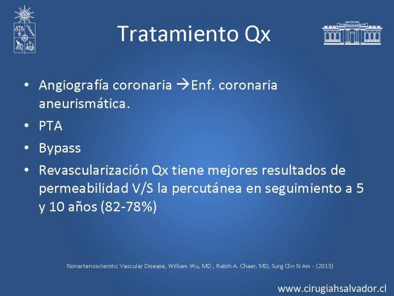 Diapositiva 35 de Enfermedad vascular no aterosclerótica: Diagnostico y manejo