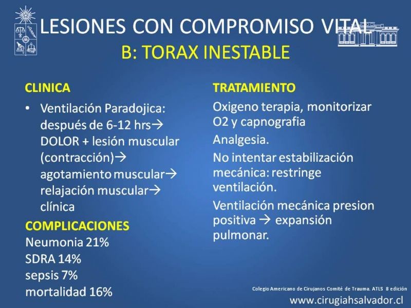 Diapositiva 32 de Trauma Torax I