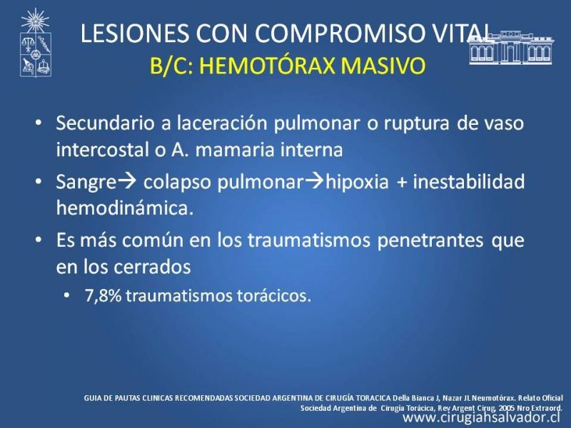 Diapositiva 26 de Trauma Torax I