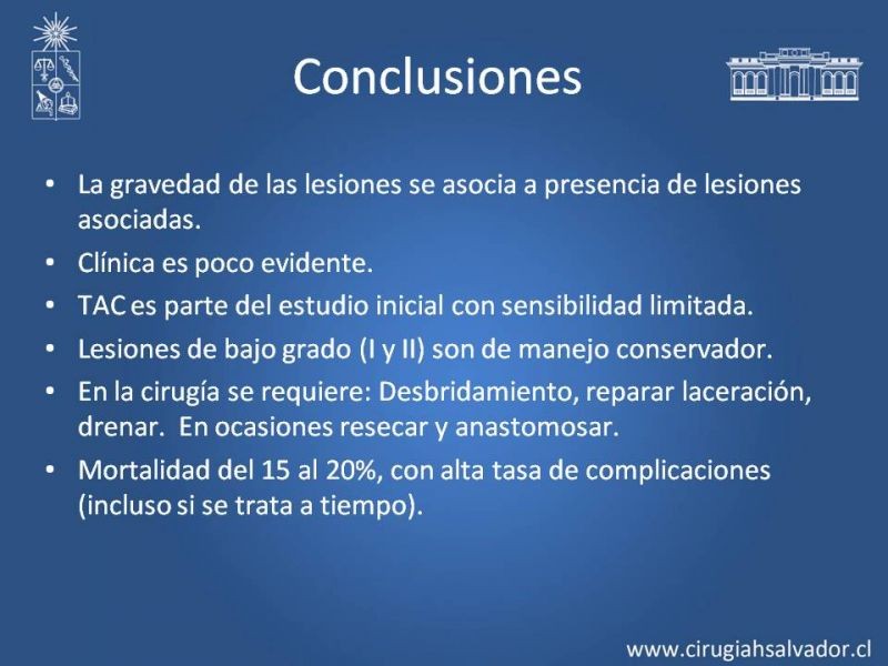 Diapositiva 35 de Trauma Pancreatoduodenal