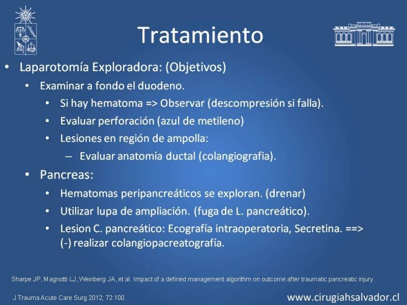 Diapositiva 17 de Trauma Pancreatoduodenal