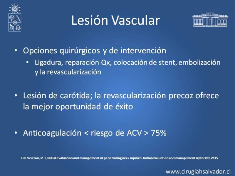 Diapositiva 19 de Trauma Penetrante Cervical