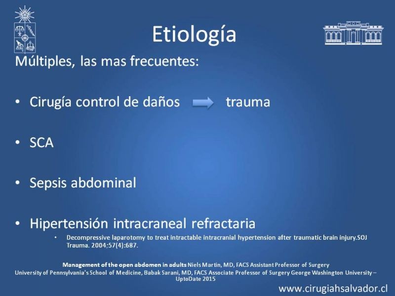 Diapositiva 2 de Laparostomía contenida