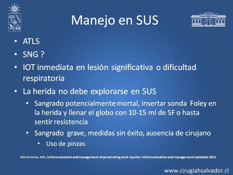 Diapositiva 12 de Trauma Penetrante Cervical