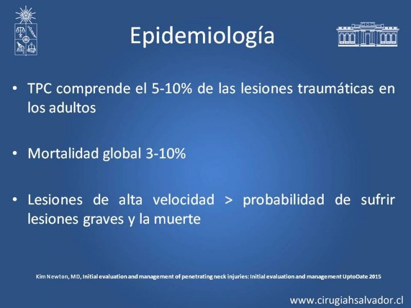 Diapositiva 2 de Trauma Penetrante Cervical
