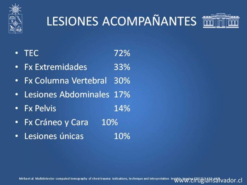 Diapositiva 9 de Trauma Torax I