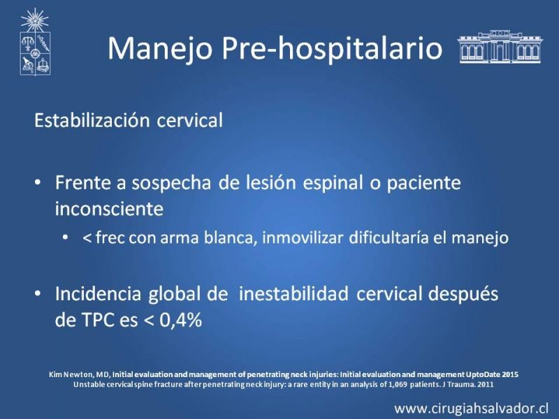 Diapositiva 11 de Trauma Penetrante Cervical