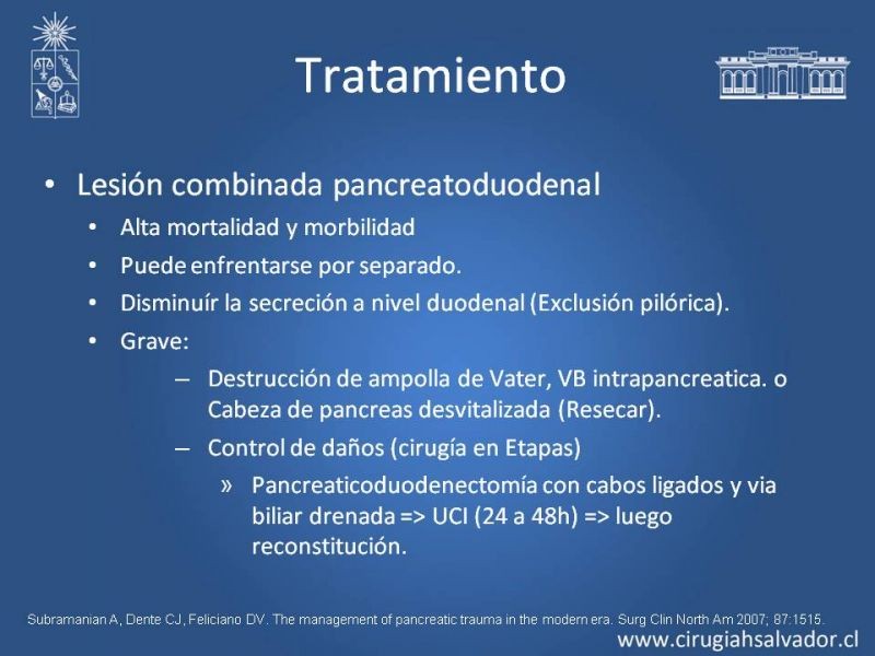 Diapositiva 29 de Trauma Pancreatoduodenal