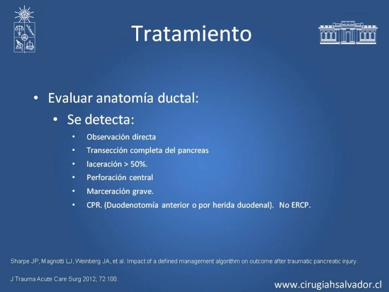 Diapositiva 18 de Trauma Pancreatoduodenal