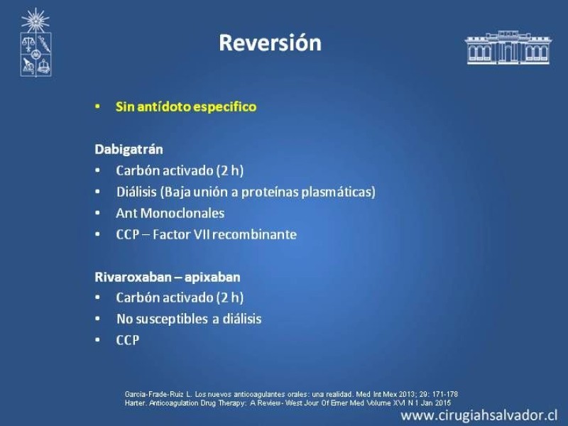 Diapositiva 18 de Nuevos Anticoagulantes