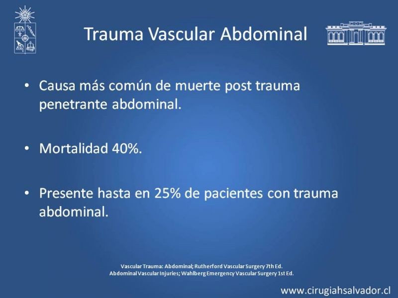 Diapositiva 1 de Trauma Vascular Abdominal