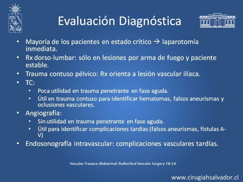 Diapositiva 7 de Trauma Vascular Abdominal