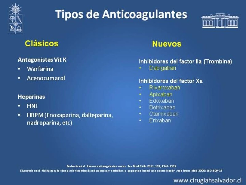 Diapositiva 2 de Nuevos Anticoagulantes