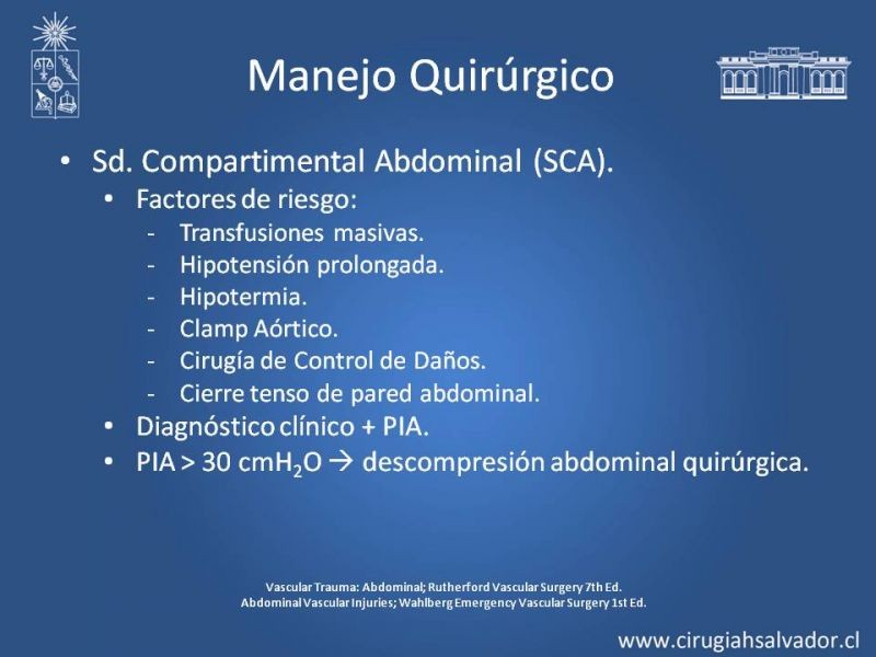 Diapositiva 24 de Trauma Vascular Abdominal