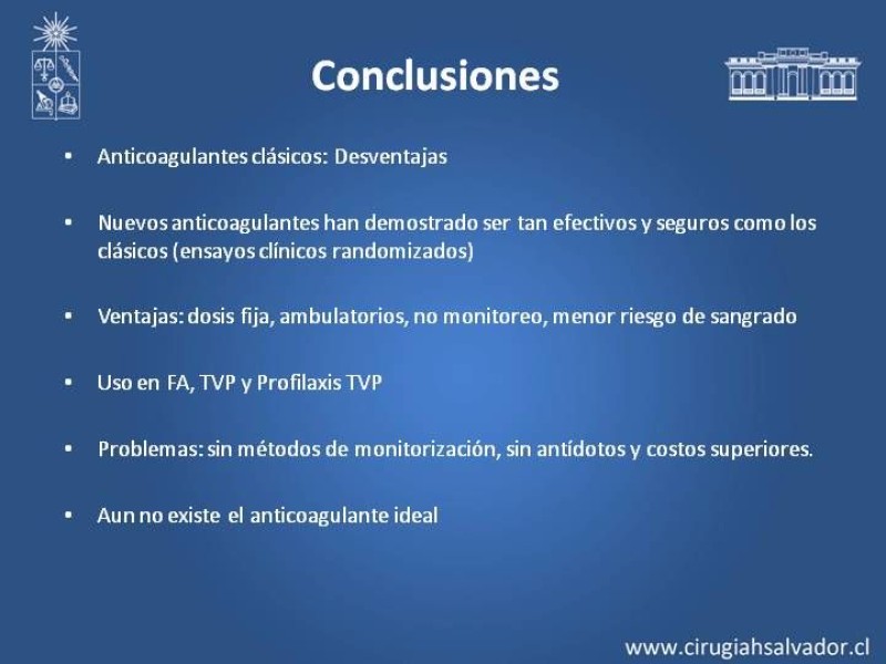 Diapositiva 19 de Nuevos Anticoagulantes