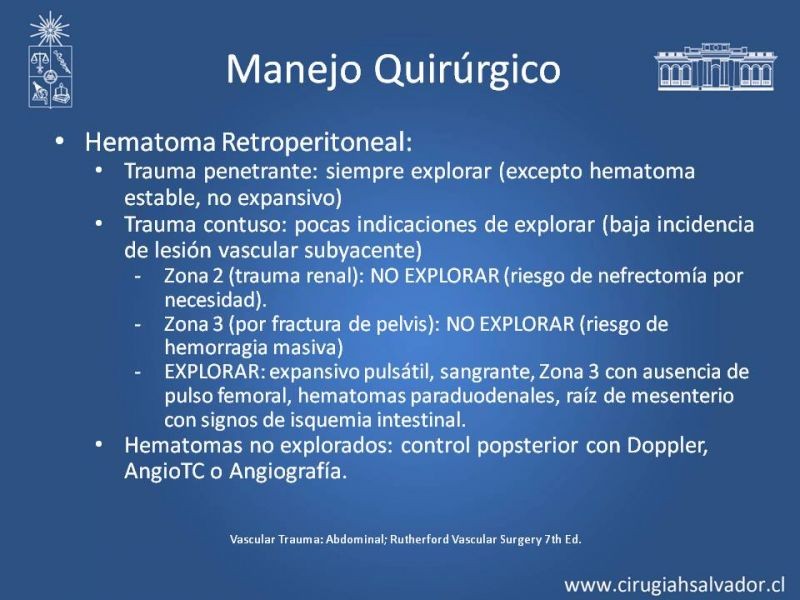 Diapositiva 14 de Trauma Vascular Abdominal
