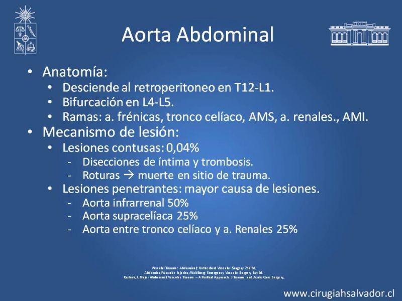 Diapositiva 26 de Trauma Vascular Abdominal
