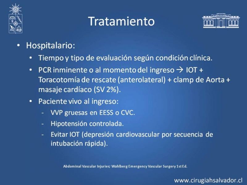 Diapositiva 12 de Trauma Vascular Abdominal