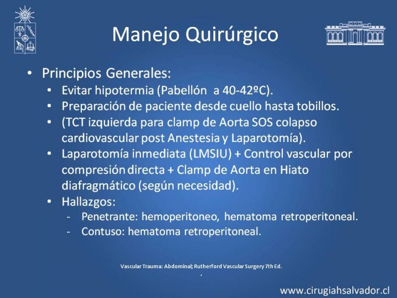 Diapositiva 13 de Trauma Vascular Abdominal