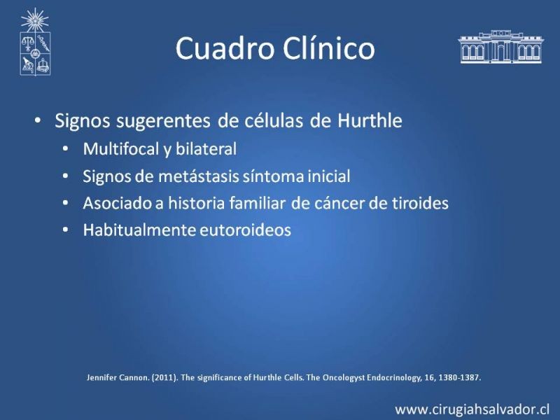 Diapositiva 7 de Tumor Celulas de Hurthle