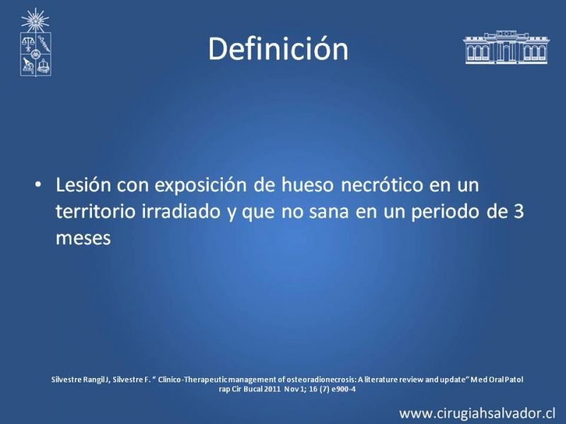 Diapositiva 2 de Osteoradionecrosis