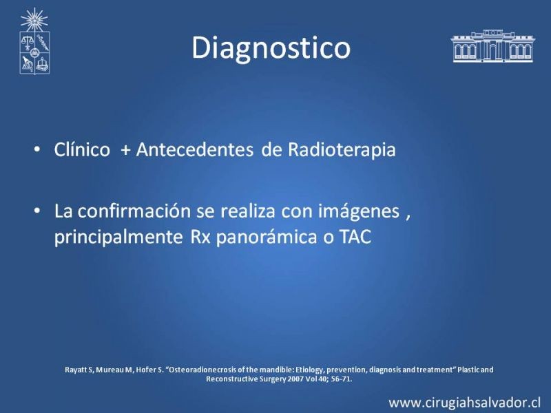 Diapositiva 13 de Osteoradionecrosis