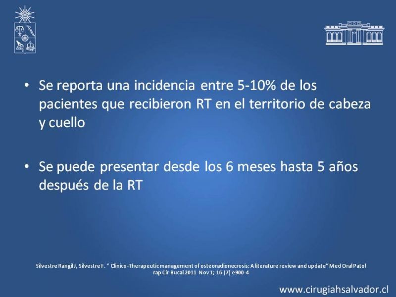 Diapositiva 3 de Osteoradionecrosis