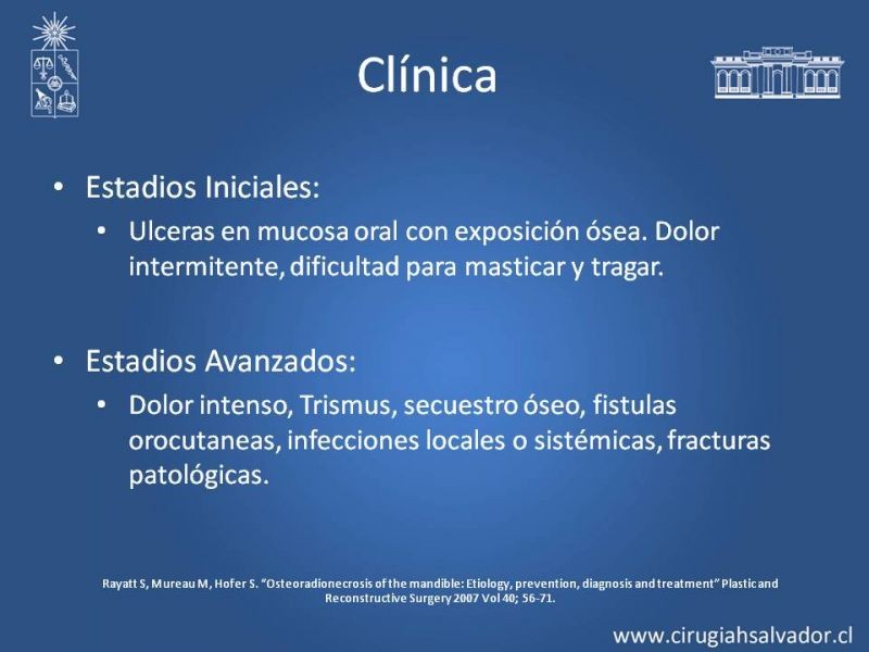 Diapositiva 10 de Osteoradionecrosis