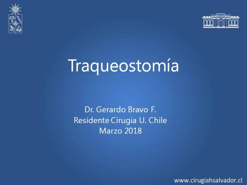 Diapositiva 16 de Traqueostomía