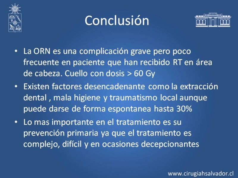 Diapositiva 26 de Osteoradionecrosis